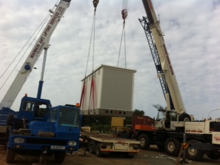 Cranes in Logistic Project with Greek Partners